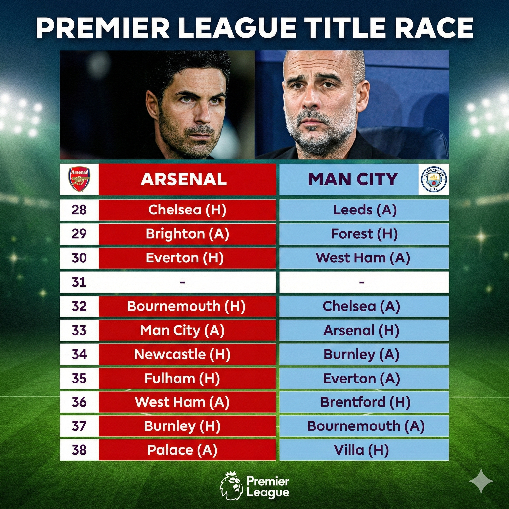 Premier League title race