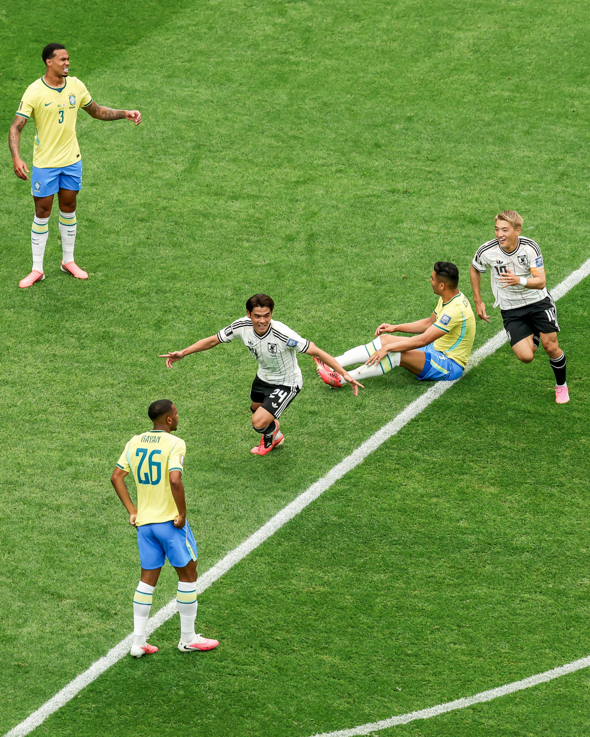 Brazil survive Japanese scare to book Round of 16 berth