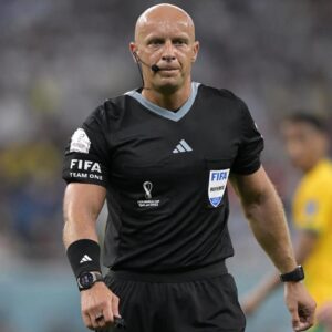 Match refree Szymon Marciniak for Argentina vs algeria
