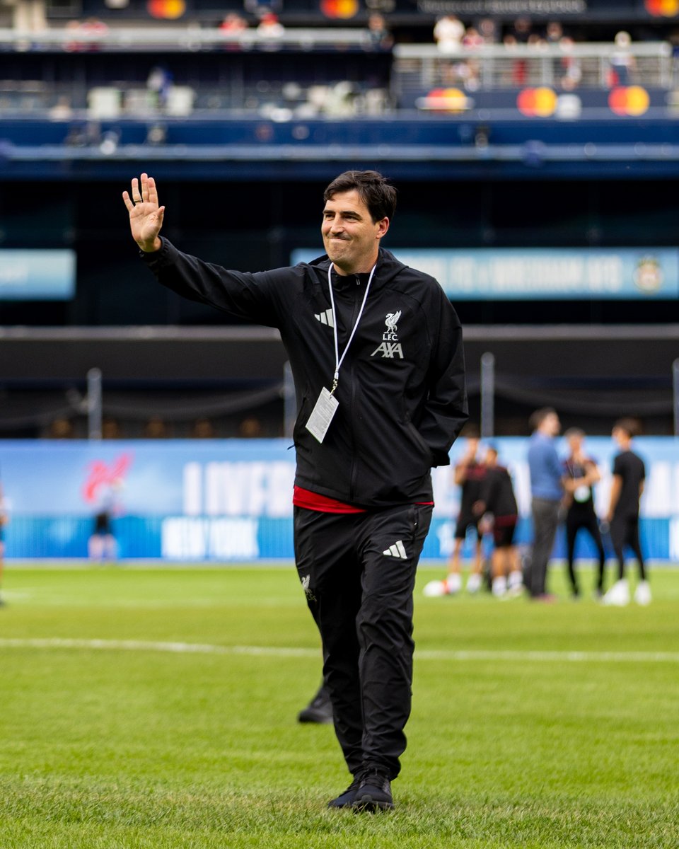 Liverppol manager Andoni Iraola after the match