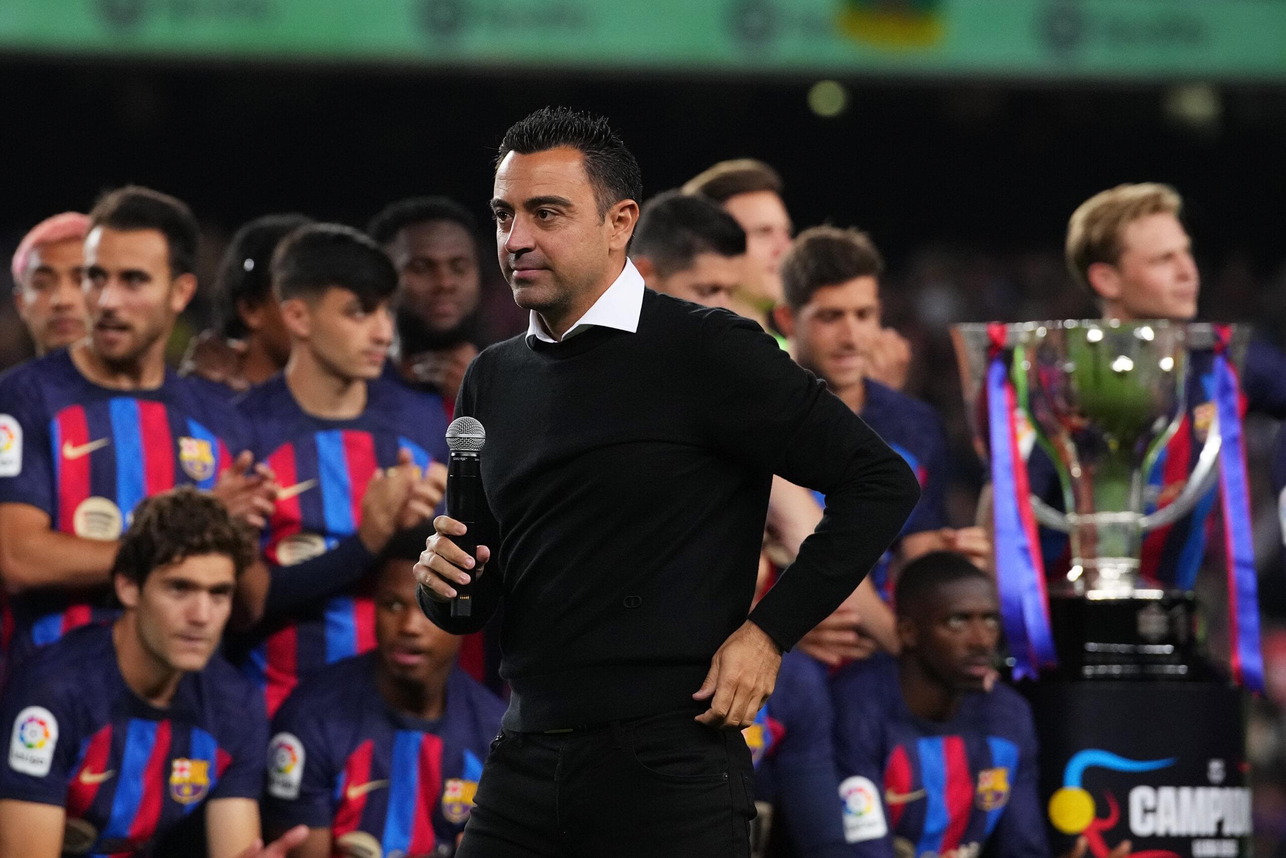 Xavi Hernandez Premier League: Man Utd and Spurs eye ex-Barça boss