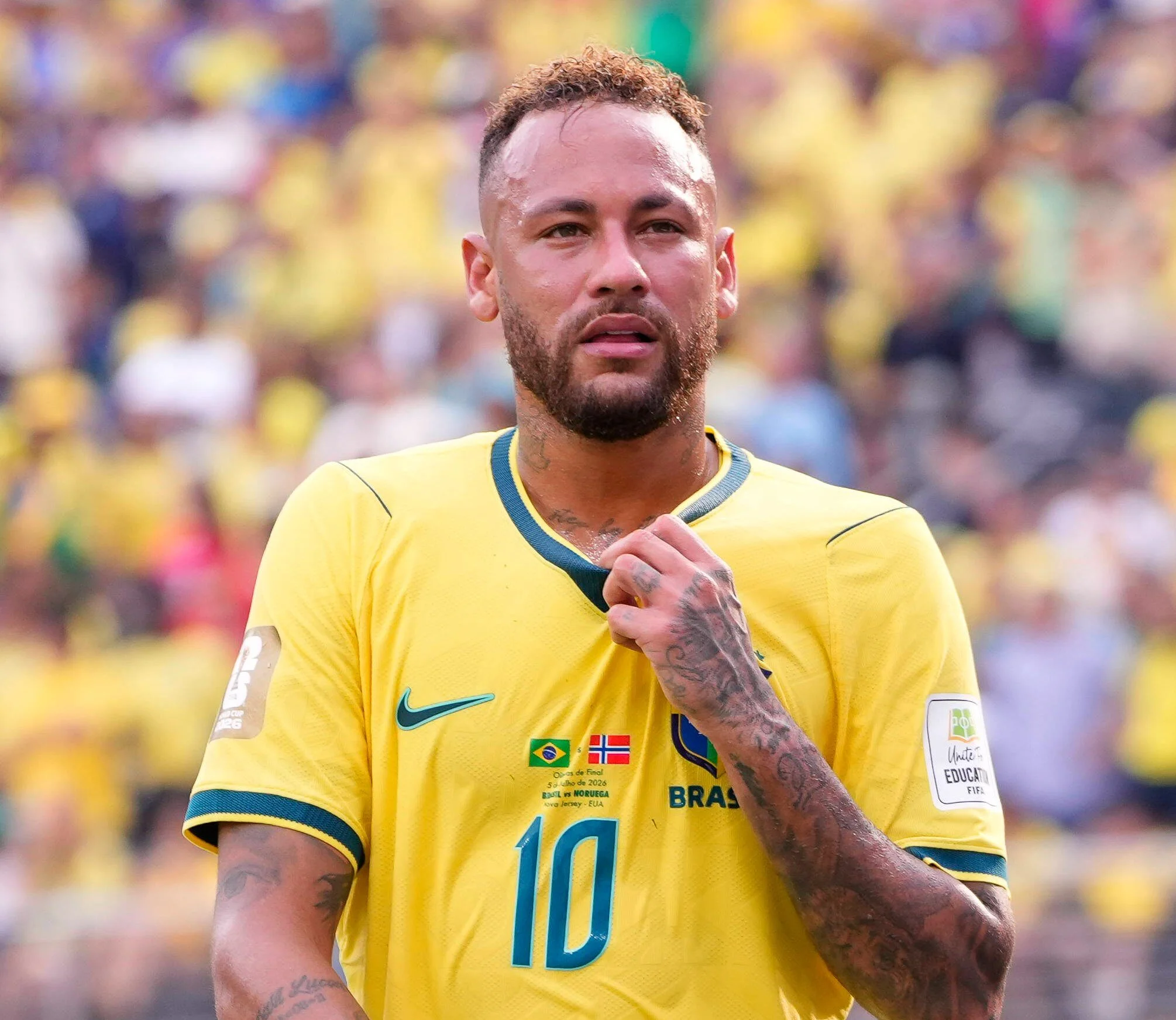 Neymar says Brazil career over after Norway defeat
