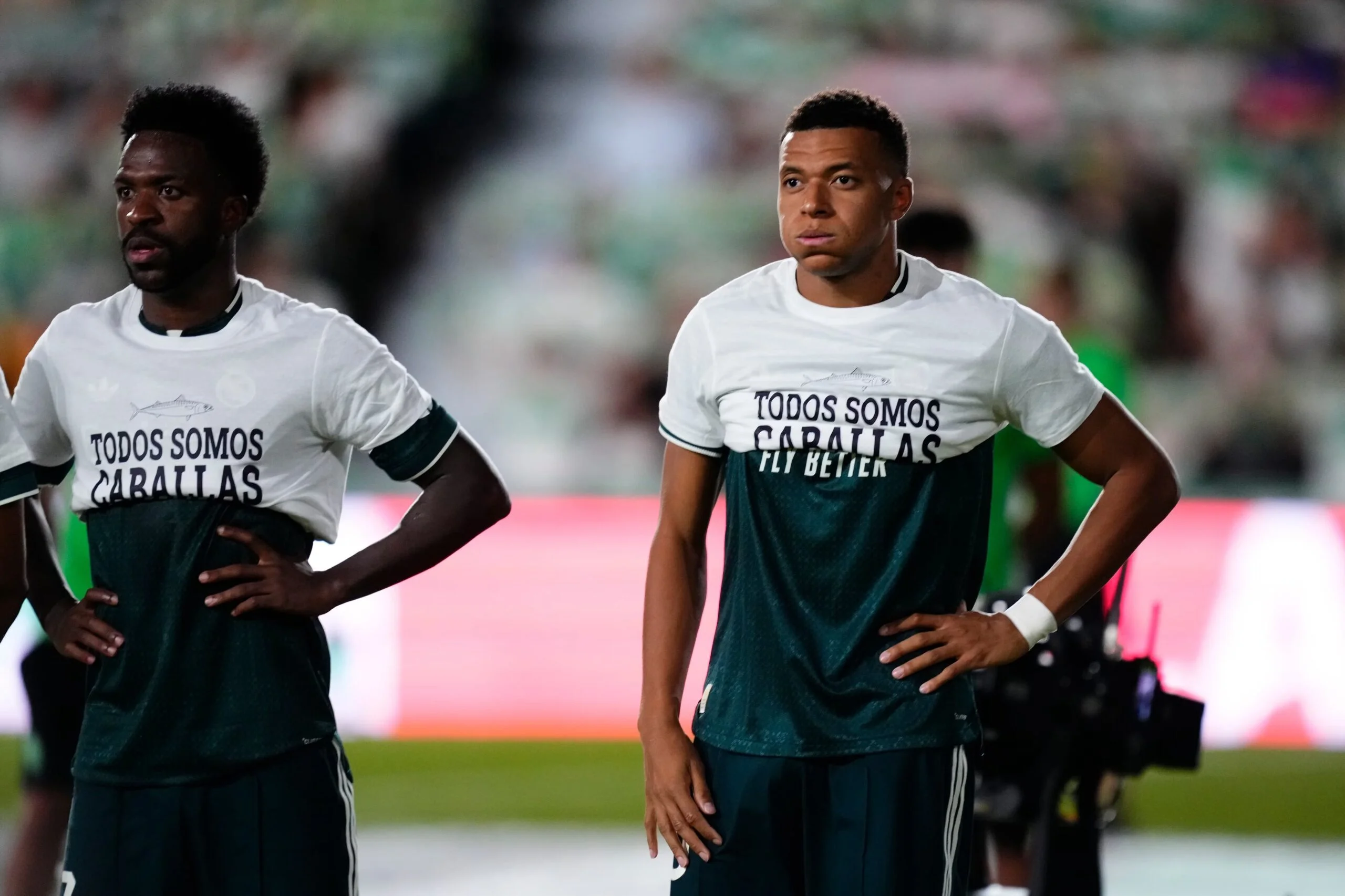 Mbappé, Vinicius and Konaté cover up Ceuta message before Real Madrid game